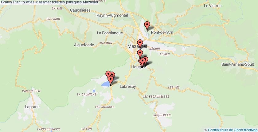 plan toilettes Mazamet