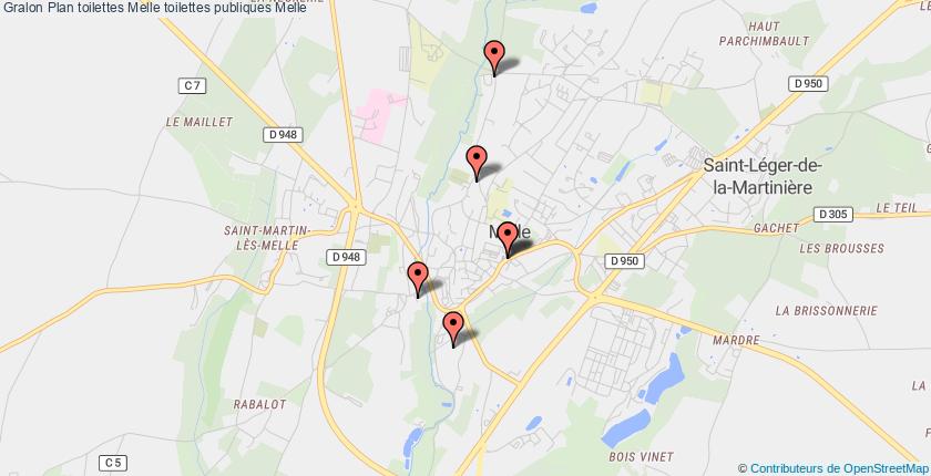 plan toilettes Melle