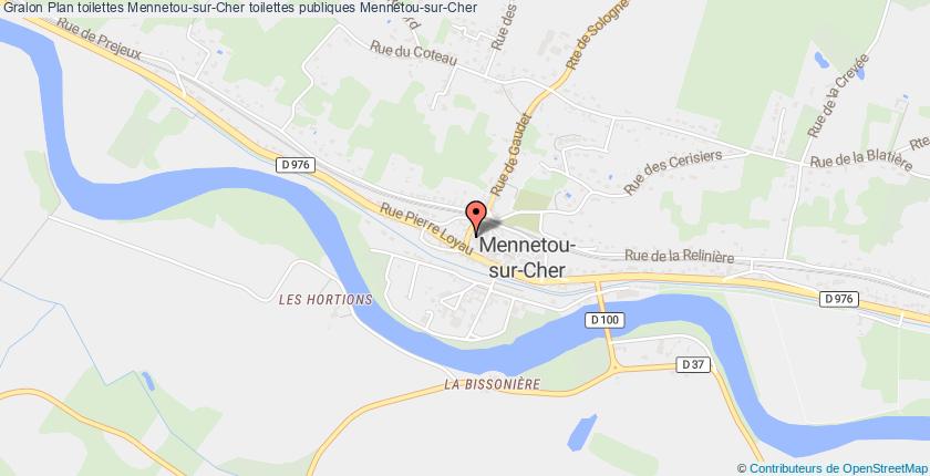 plan toilettes Mennetou-sur-Cher