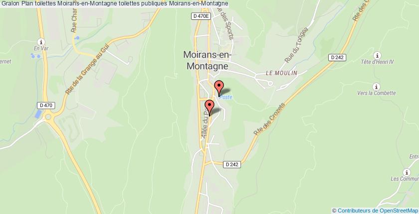 plan toilettes Moirans-en-Montagne