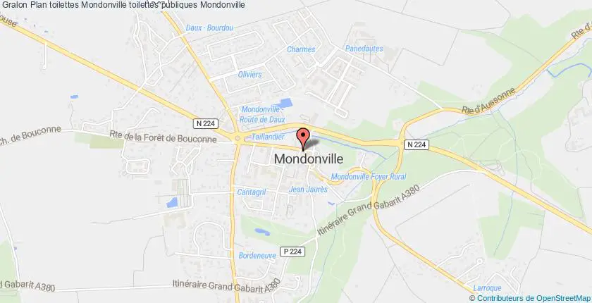 plan toilettes Mondonville