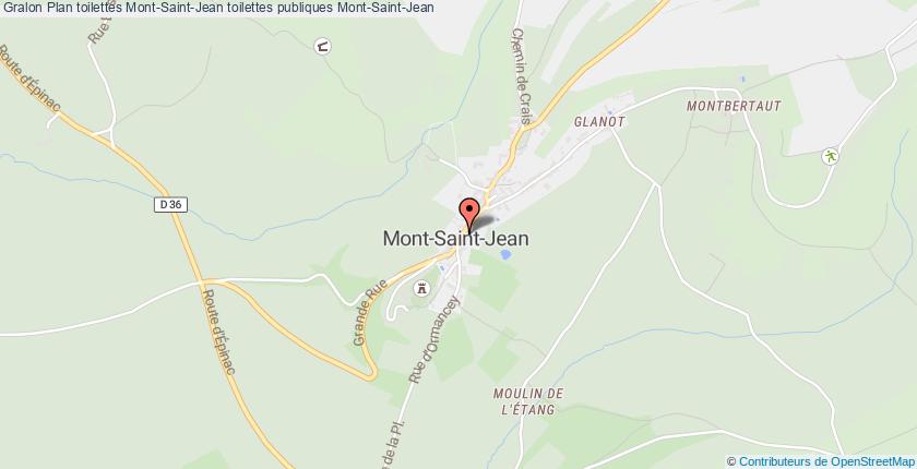 plan toilettes Mont-Saint-Jean