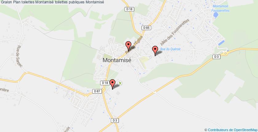 plan toilettes Montamisé