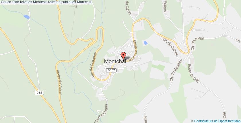 plan toilettes Montchal