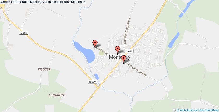 plan toilettes Montenay