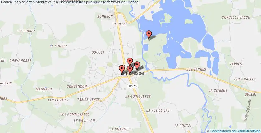 plan toilettes Montrevel-en-Bresse