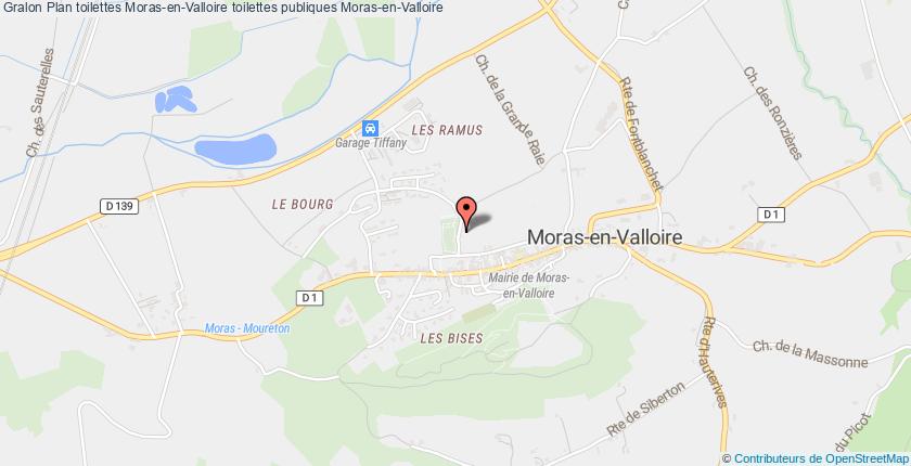 plan toilettes Moras-en-Valloire