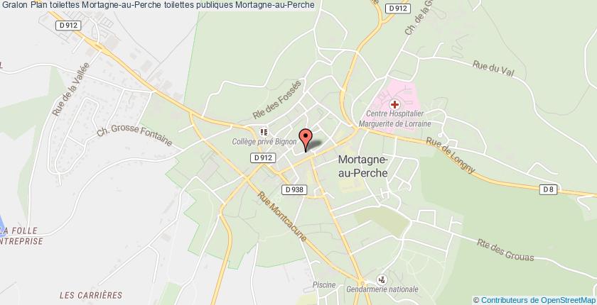plan toilettes Mortagne-au-Perche