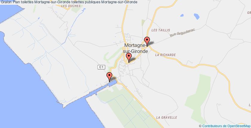 plan toilettes Mortagne-sur-Gironde