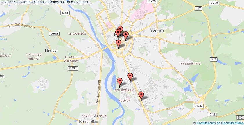 plan toilettes Moulins