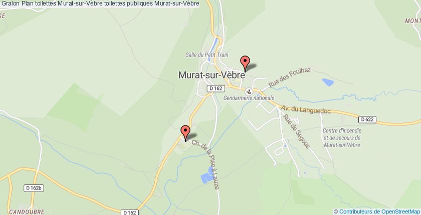 plan toilettes Murat-sur-Vèbre