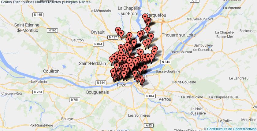 plan toilettes Nantes