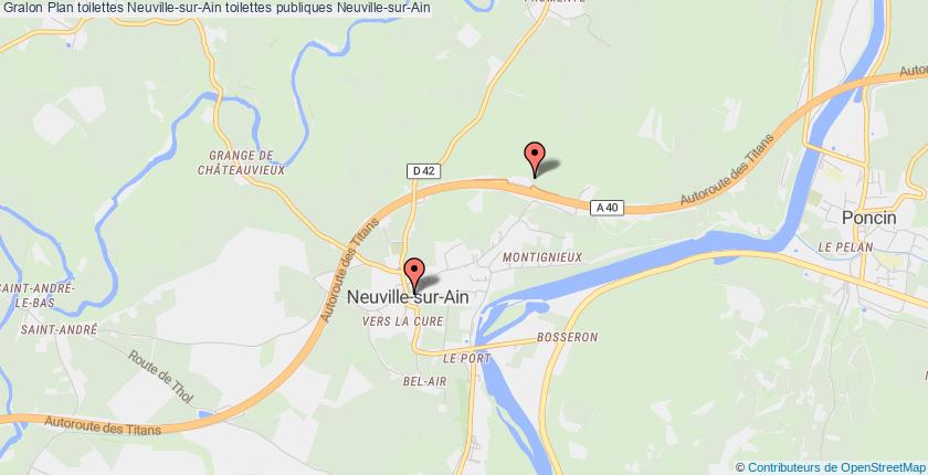 plan toilettes Neuville-sur-Ain