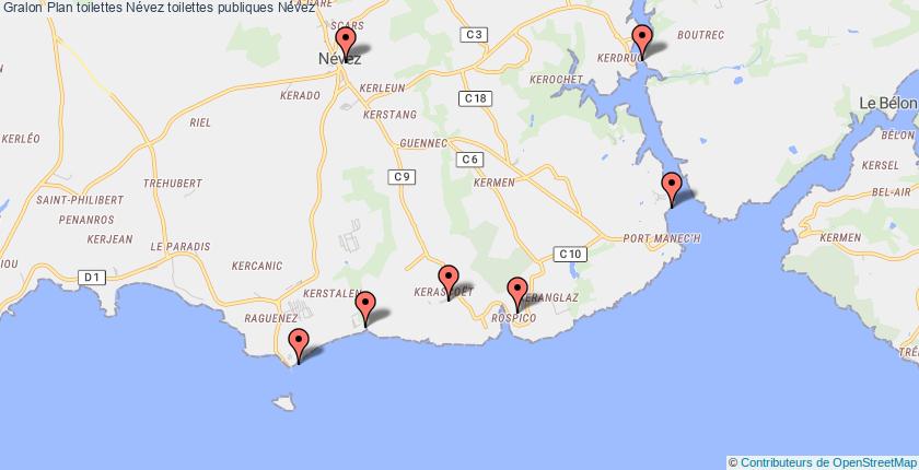 plan toilettes Névez