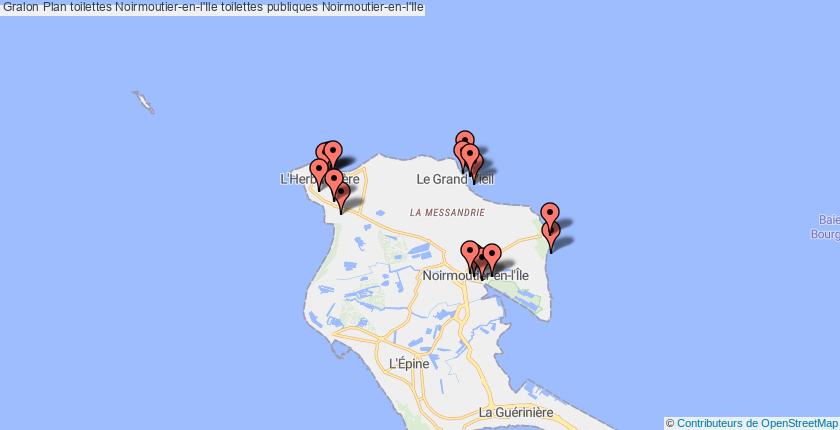 plan toilettes Noirmoutier-en-l'Ile