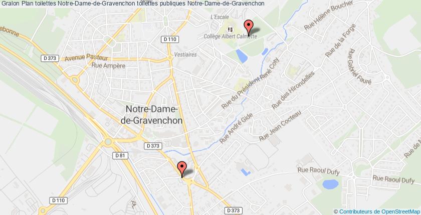 plan toilettes Notre-Dame-de-Gravenchon