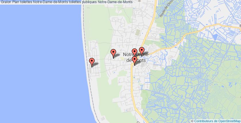 plan toilettes Notre-Dame-de-Monts