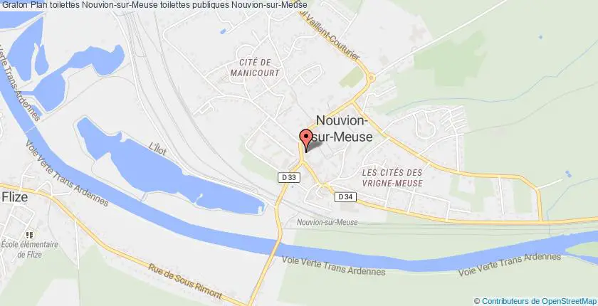 plan toilettes Nouvion-sur-Meuse