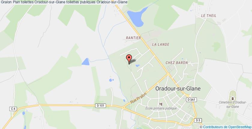 plan toilettes Oradour-sur-Glane