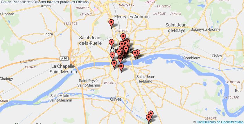 plan toilettes Orléans