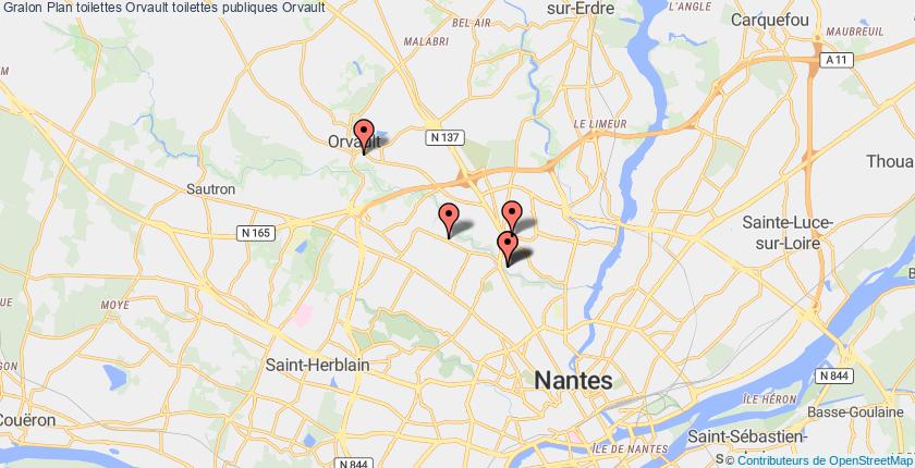 plan toilettes Orvault