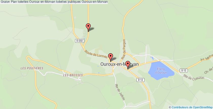 plan toilettes Ouroux-en-Morvan