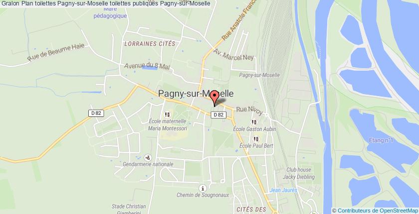 plan toilettes Pagny-sur-Moselle