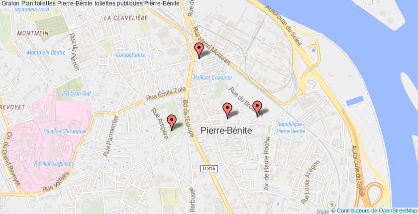 plan toilettes Pierre-Bénite