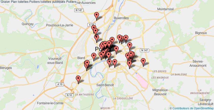 plan toilettes Poitiers