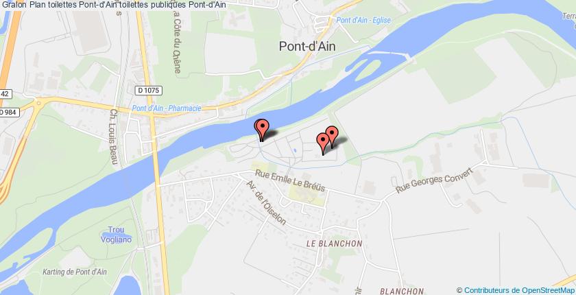 plan toilettes Pont-d'Ain