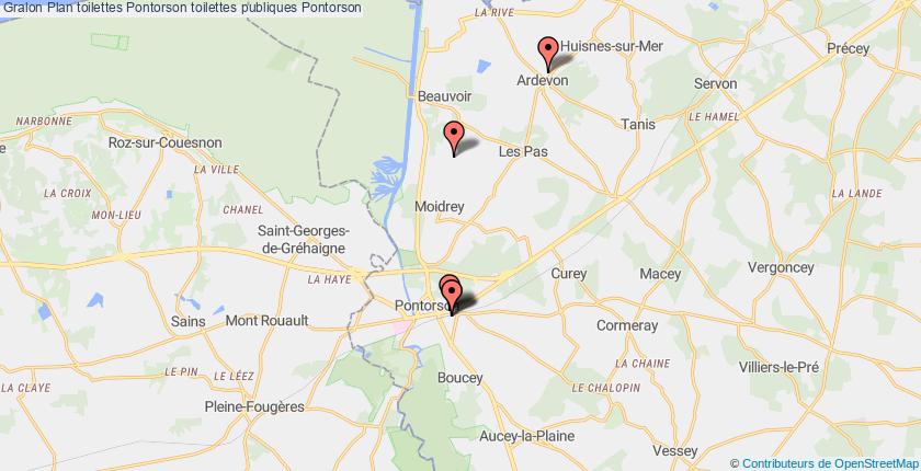 plan toilettes Pontorson