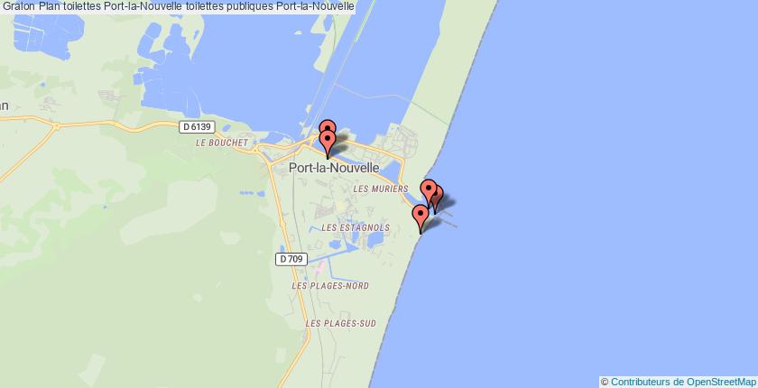 plan toilettes Port-la-Nouvelle