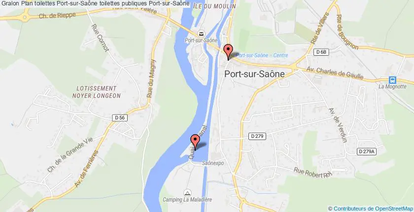 plan toilettes Port-sur-Saône
