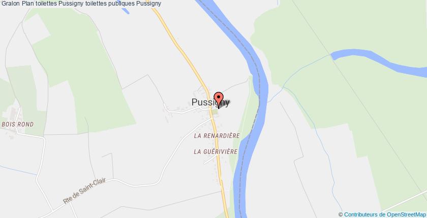 plan toilettes Pussigny