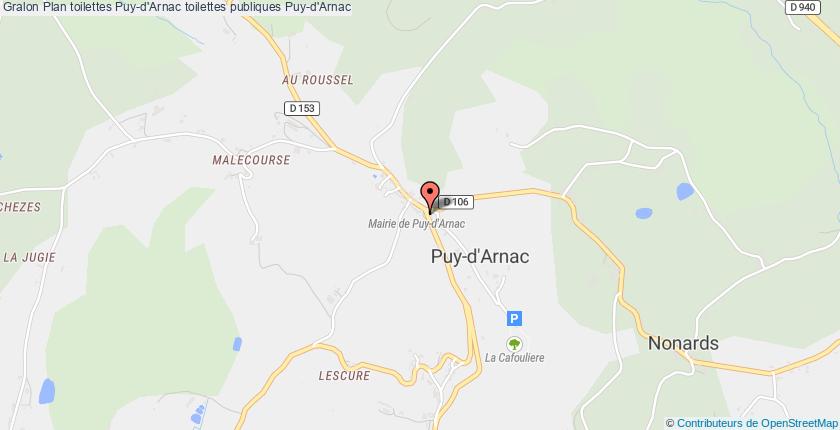 plan toilettes Puy-d'Arnac