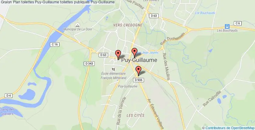 plan toilettes Puy-Guillaume