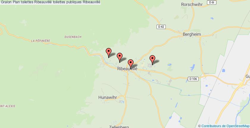 plan toilettes Ribeauvillé