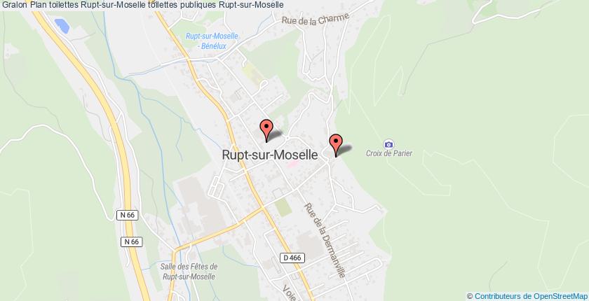 plan toilettes Rupt-sur-Moselle