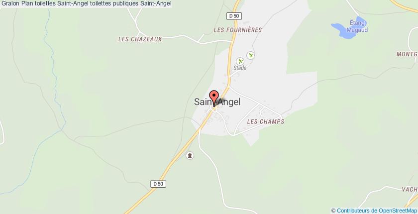 plan toilettes Saint-Angel