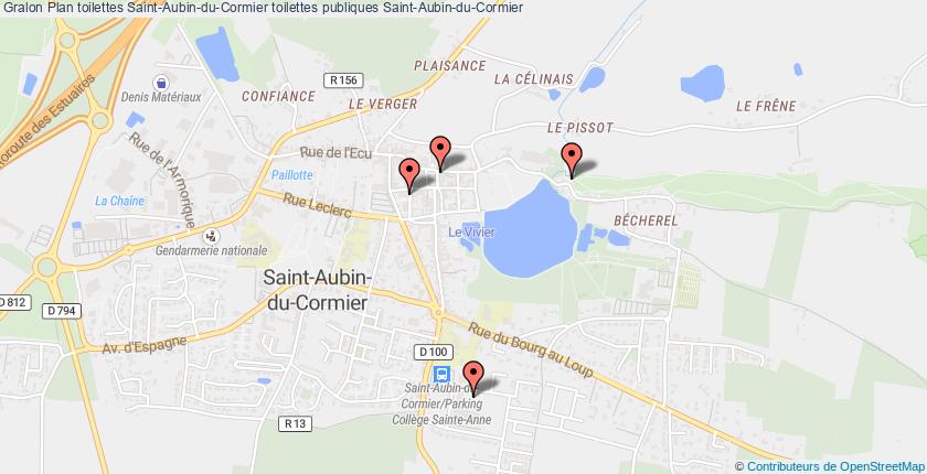plan toilettes Saint-Aubin-du-Cormier