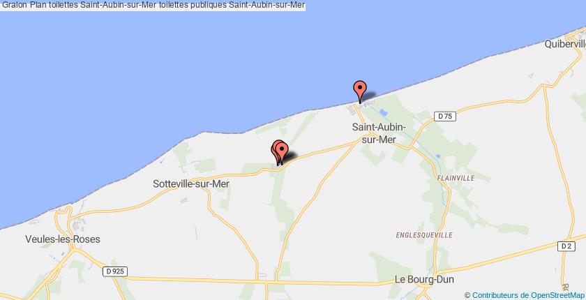 plan toilettes Saint-Aubin-sur-Mer
