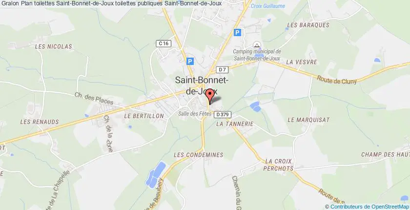 plan toilettes Saint-Bonnet-de-Joux