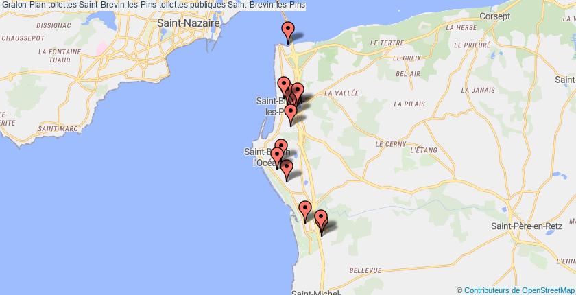 plan toilettes Saint-Brevin-les-Pins