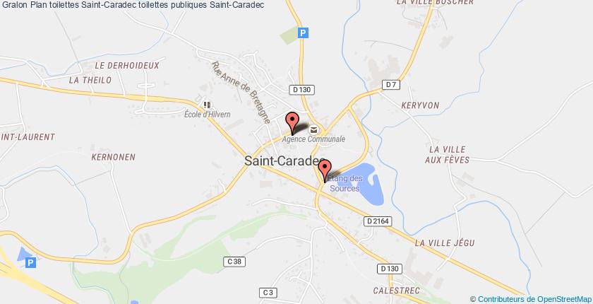 plan toilettes Saint-Caradec