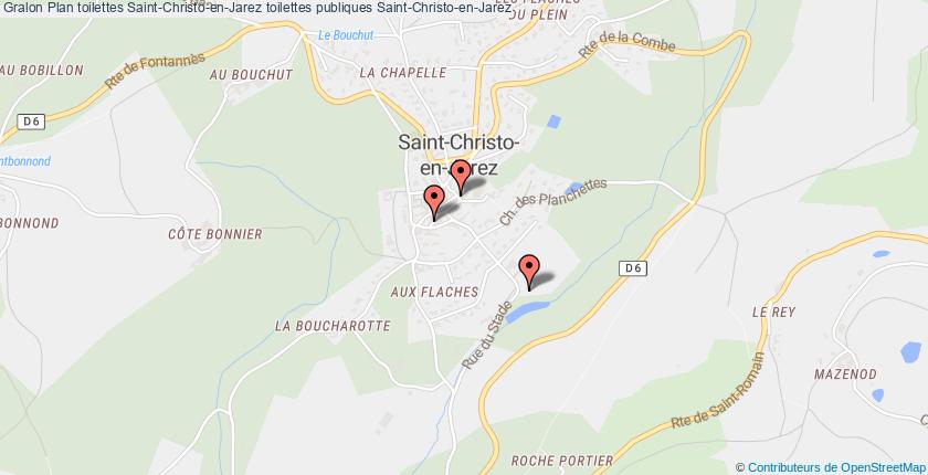 plan toilettes Saint-Christo-en-Jarez