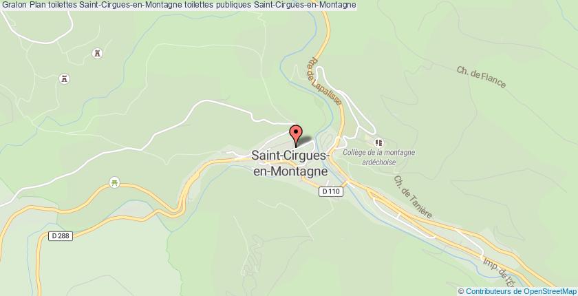 plan toilettes Saint-Cirgues-en-Montagne