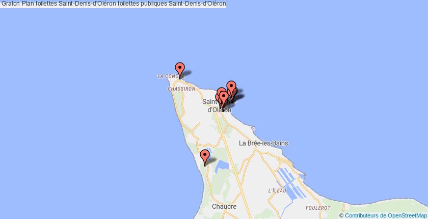plan toilettes Saint-Denis-d'Oléron