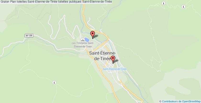 plan toilettes Saint-Etienne-de-Tinée