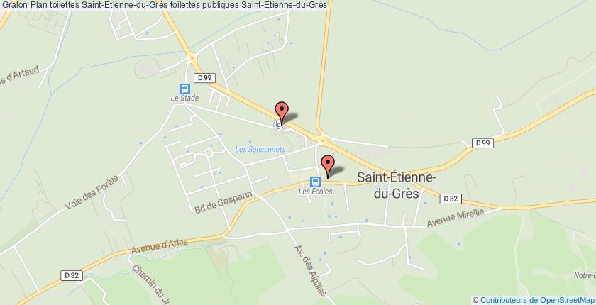 plan toilettes Saint-Etienne-du-Grès