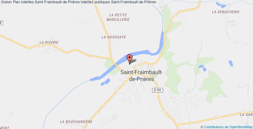 plan toilettes Saint-Fraimbault-de-Prières